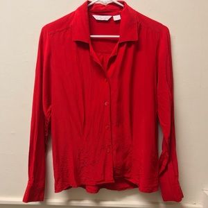 VINTAGE 100% SILK Nordstrom Blouse